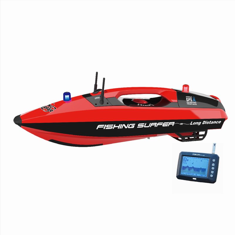 rc bait boat with fish finder
